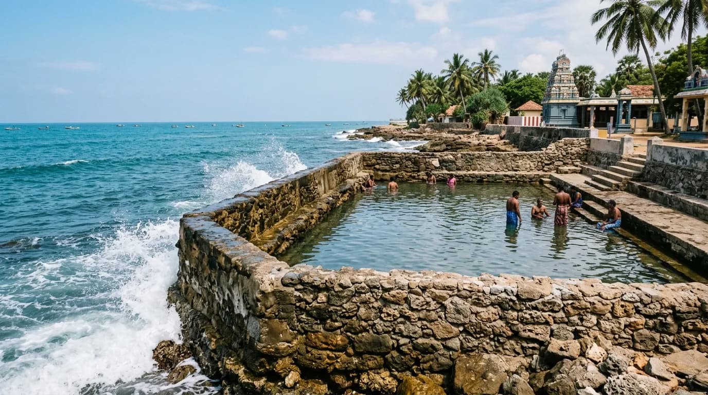Travelers enjoying a scenic island road trip with a private car driver in Sri Lanka.