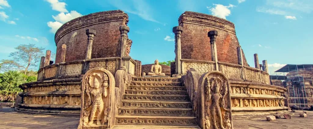 Family exploring Sigiriya Rock and Pidurangala with a private driver in Sri Lanka.